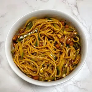 炸醬撈餃拌麵-孜然牛肉餃